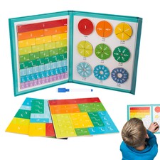Magnetic Fraction Educational Puzzle Magnetic...