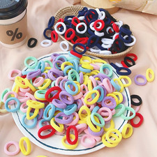 20/50pcs Kids Elastic Hair Bands Girls Sweets Scrunchie Rubber Band for Children