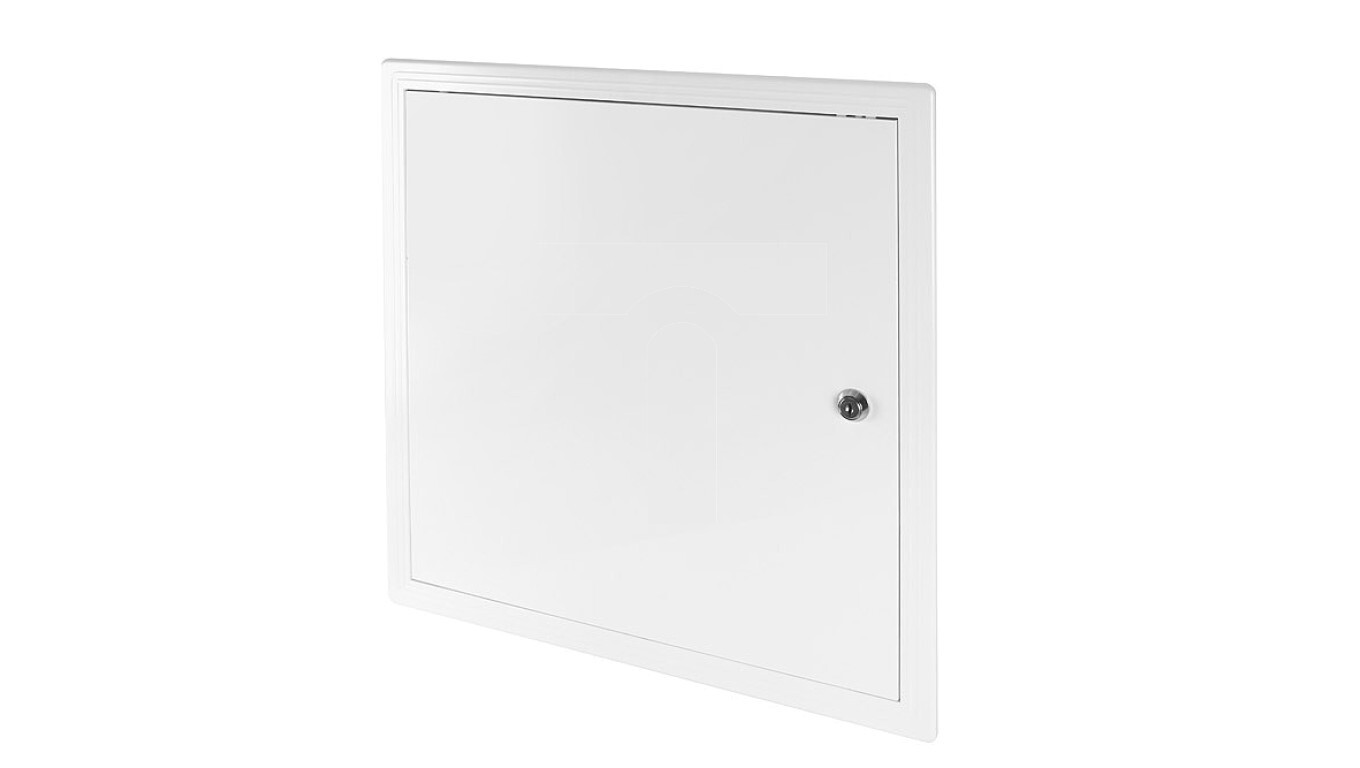Plastic inspection door 450x450mm white with DT17Z lock /T2UK