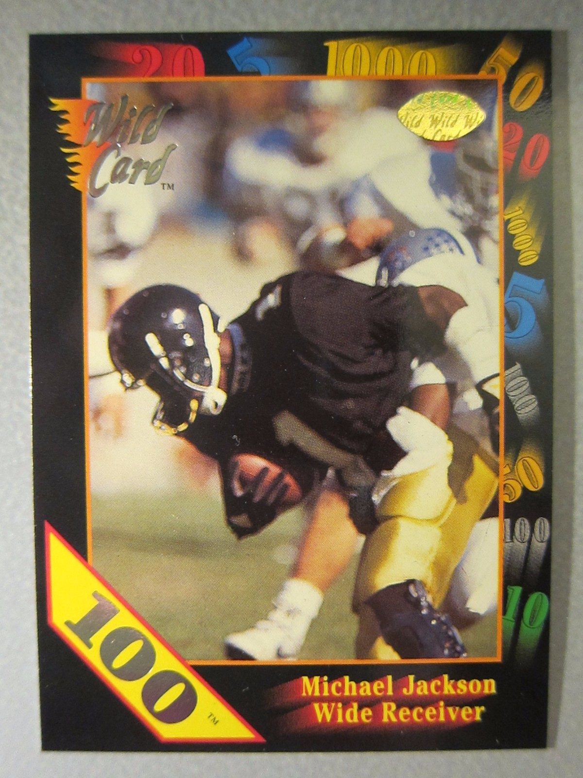 *Rare* 1992 Wild Card 100 STRIPE #327 Michael Jackson *Hard to Find*