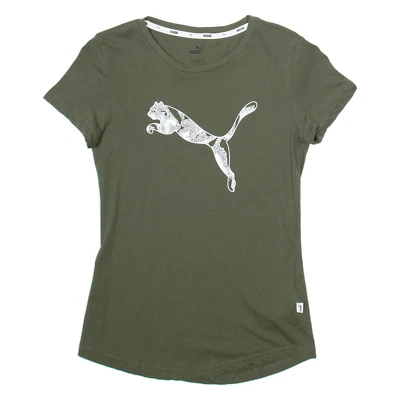 T-Shirt PUMA Femme Vert XS - Photo 1/4