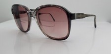 Vintage Head Flex 713 Gray Oval Horn-Rimmed Sunglasses FRAMES ONLY