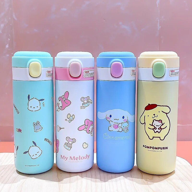 My Melody Water Cup Pochacco Thermos Cups Cinnamoroll Water Bottle