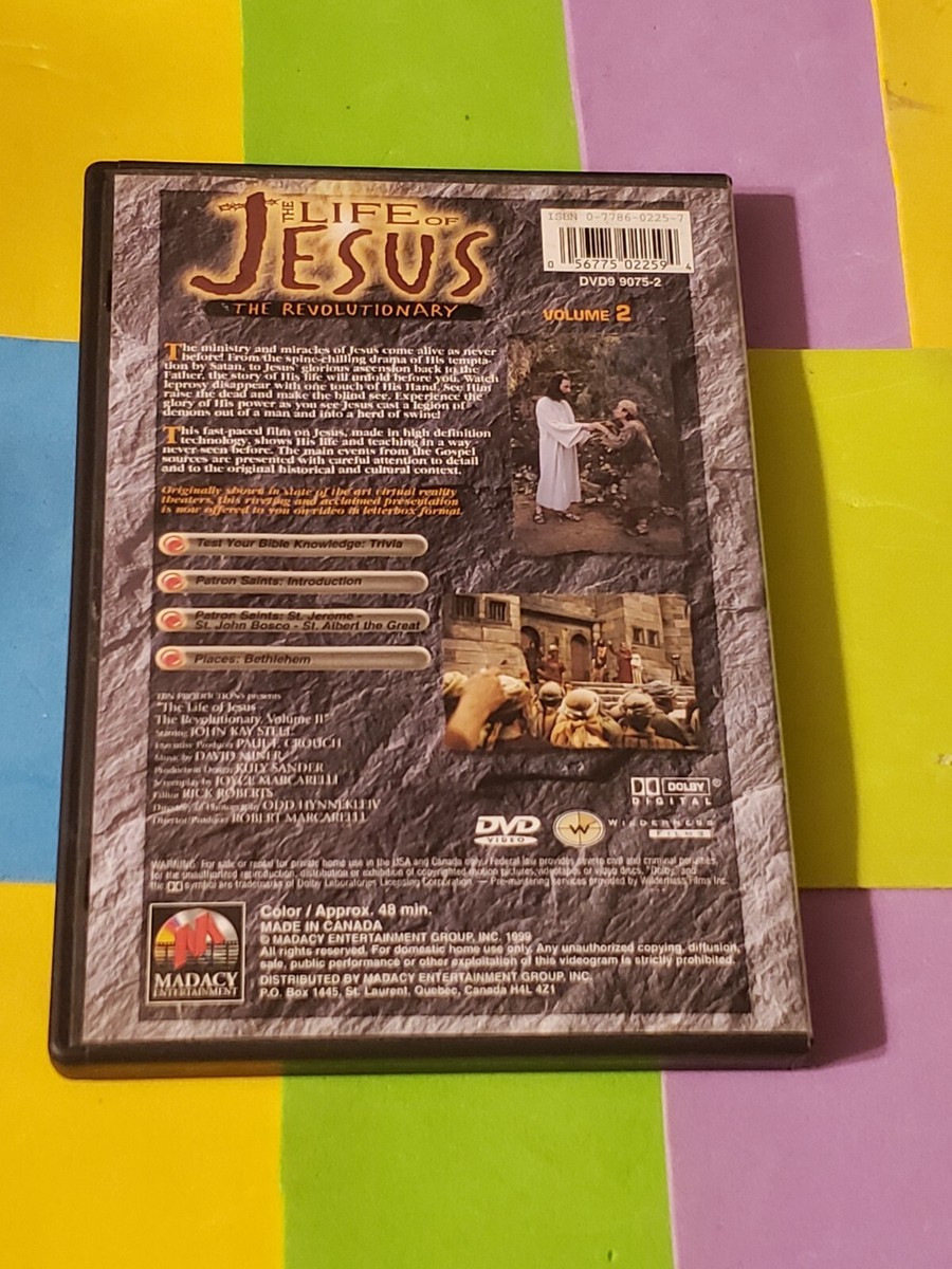 THE LIFE OF JESUS - THE REVOLUTIONARY - VOLUME 2 - DVD 56775022594