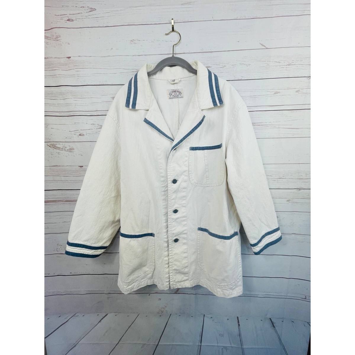 Vintage 80s Armani Jeans Button Down Denim Jacket Small | eBay