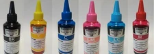 Refill Dye Ink 100ml Bulk for use in Epson Printers Ciss Refillable Cartridges 