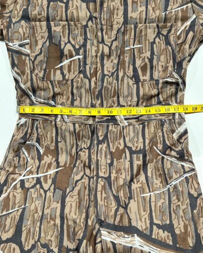 Vintage Cabelas Branch Bark Camo Coveralls Jumpsuit Uninsulted Mens Size M READ - Picture 10 of 16