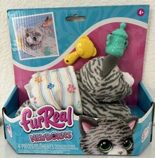 Brand New furReal Newborn Kitten Interactive Pet Includes Bottle Age 4
