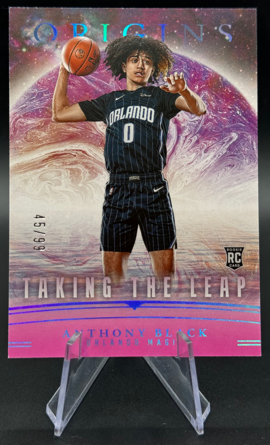 2023-24 Anthony Black RC /99 Origins Taking the Leap Pink Rookie #20 | Magic