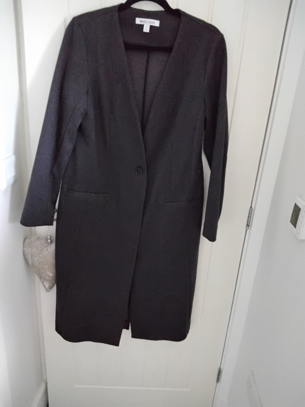 WULILUU by Gok Wan Longline Marled Coat size 16 BNWT eBay