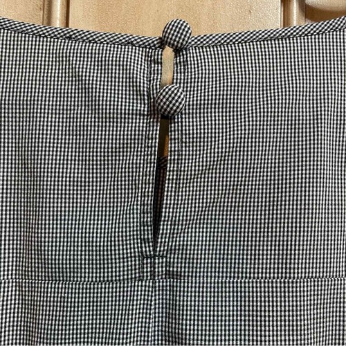 J Crew Micro Gingham 3/4 Sleeve Bell Sleeves Women's Size XL - Picture 4 of 8