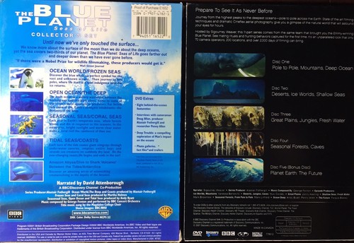 Planet Earth AND Blue planet 5 DVD (10 DVDs Total) Sets DJ Liquidation - Picture 2 of 2