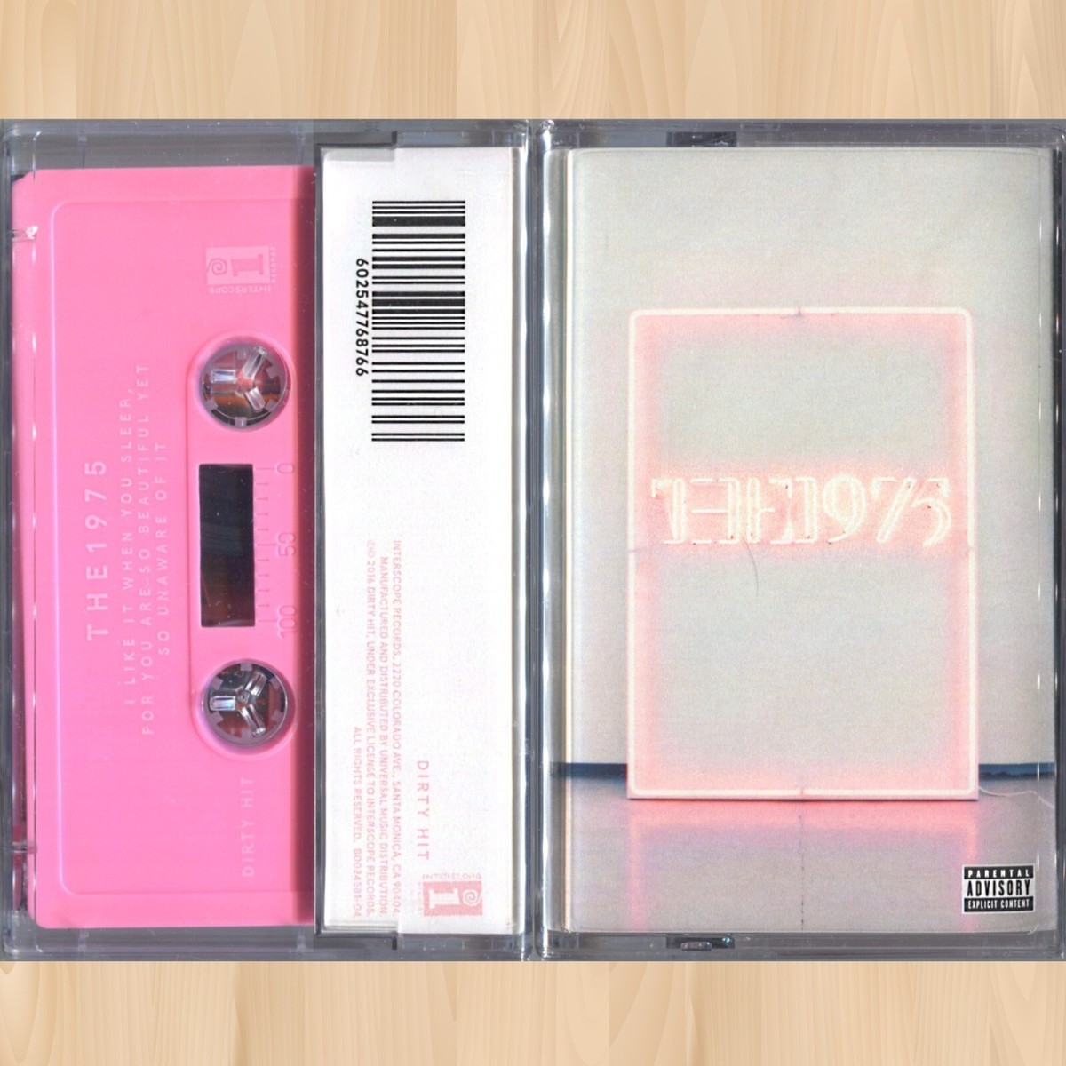 THE 1975 I like it when you Pinkレコード I Like It When You Sleep, For You Are So Beautiful Yet So