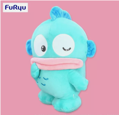 Sanrio Hangyodon Turn secret big plush doll 34cm 2024 | eBay