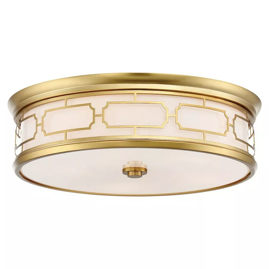Minka Lavery LED Flush Mount Ceiling Light Liberty Gold 826 249 L