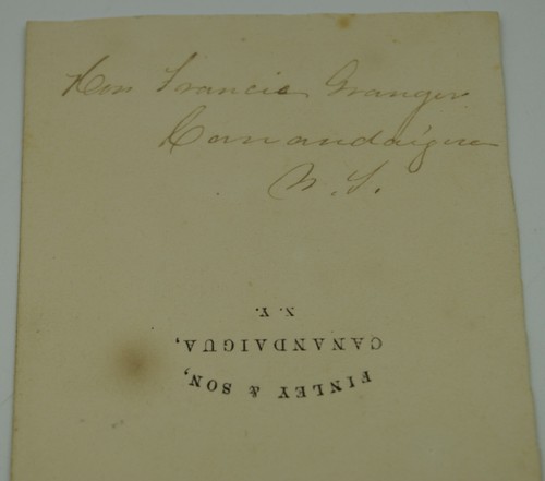 Antique CDV Photo - Francis Granger - 10th Postmaster General - Canandaigua, NY - Picture 3 of 5