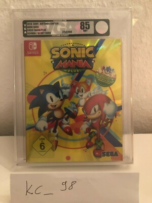 Sonic Mania Plus (Nintendo Switch, 2018) VGA / NO WATA Sammlungsauflösung!