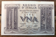 November 14, 1939-KINGDOM-Imperial Lira State Ticket-F.d.S.