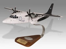 Short 360-300 Air Cargo Carriers Solid Mahogany Wood Handcrafted Display Model