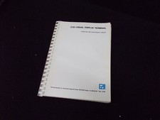C101 Visual Display Terminal Manual EAI , ENGL . X-27-13