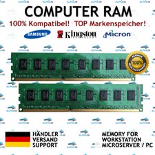 4 GB (2x 2 GB) UDIMM DDR3 für
