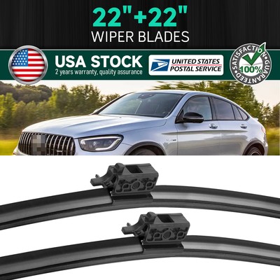 Durable Windshield wiper blades that can be wiped one million times 22 ''+22''