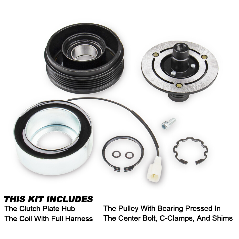 A/C Compressor Clutch KIT For Mazda 3 5 GS GT Front Plate Bearing