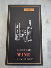 Electric Wine Opener Set, Tomeem Wine Gift Set with Rechargeable Wine Opener