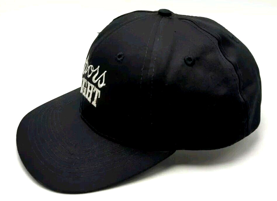 COORS LIGHT hat black adjustable snapback cap - image 2