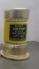 New Bussmann LPT-60 Class T Current Limiting Low-Peak Fuse 600 Volts 