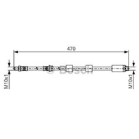 Bosch Bremsschlauch Bremsleitung Vorne FüR BMW 3Er Touring Coupe 1 987 481