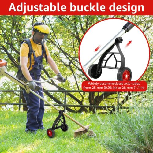 Grass Trimmer Lawn Mower Support Wheel for Weed Trimmer String Trimmer Support - Picture 2 of 15