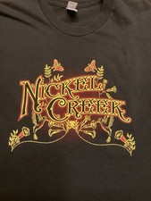 Nickel Creek Tour Shirt Size L Gray Bluegrass Punch Brothers
