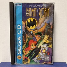 Adventures of Batman & Robin (Sega CD, 1995) CIB Complete w Manual + Reg Card