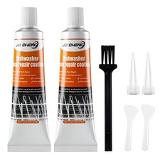 2 PCS Sp&uuml;lmaschinenkorb Rost Reparatur,50ML Fl&uuml;ssiggummi,Geschirrsp&uuml;ler-Korb