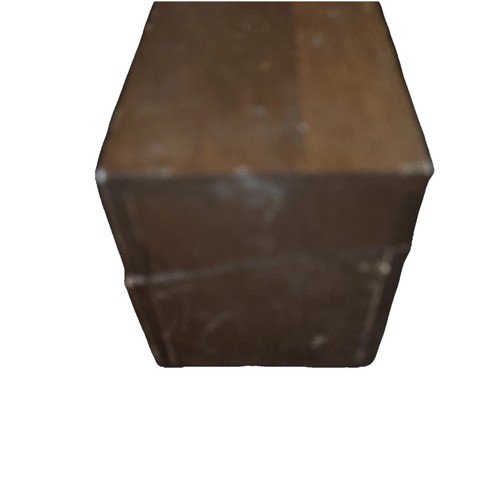 Holz Rezeptbox Vintage doppelt breit 2 Seiten Landhausstil MCM aufklappbar 11" - Bild 5 von 6