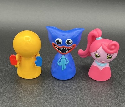 3Collectible Poppy Playtime Finger Puppets Series 1 Enchanted Mob Player, Huggy