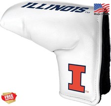 Team Golf NCAA White Blade Putter Cover Magnetic Closure Fits Most
