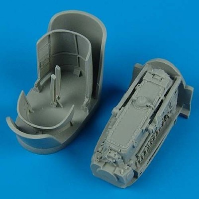 Quickboost 48204 - 1:48 Bf 110C/E Starboard engine für Eduard Bausatz - Neu