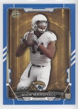 2015 Bowman Rookies Blue 194/499 Nick Marshall #109 4k8