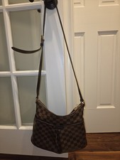 Louis Vuitton Damier Ebene Brown Medium Cross...