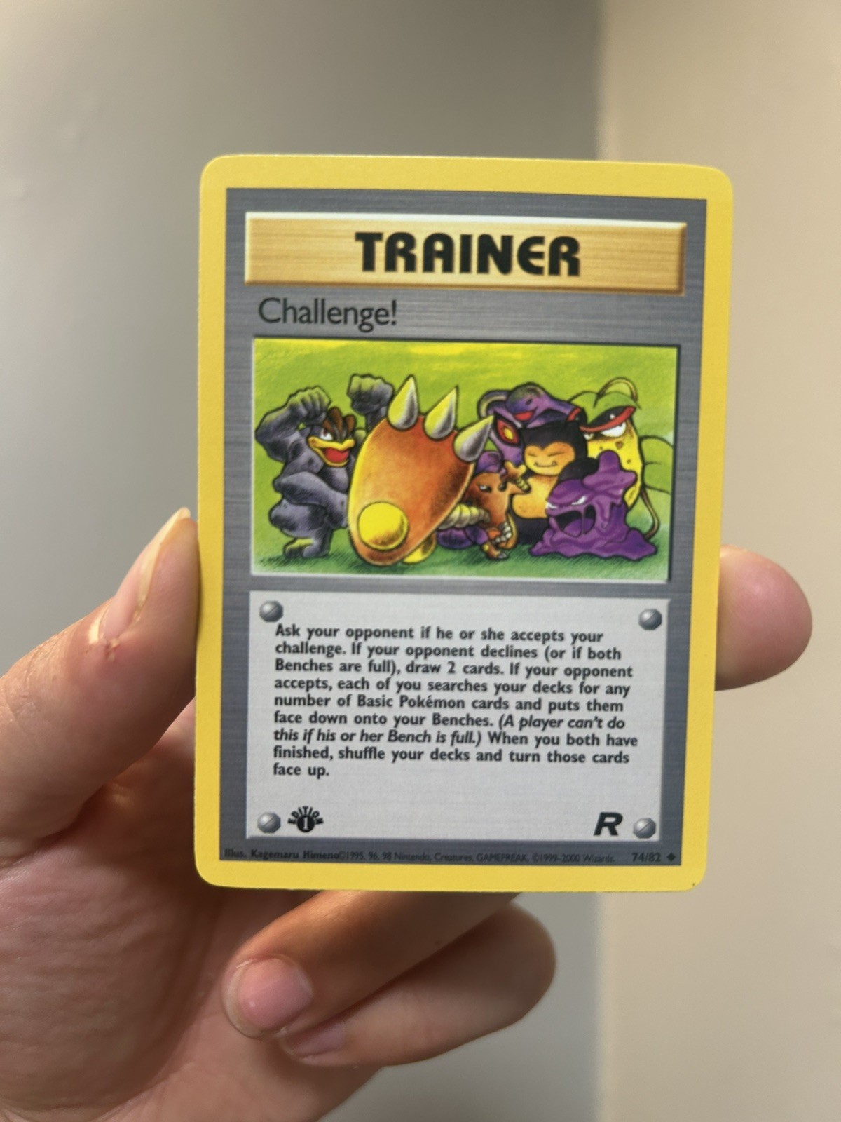 Pokemon 1st Edition Team Rocket (2000) - Challenge! 74/82 - Uncommon - NM