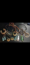 RLM SOHO robert lee morris 5 necklaces 2 earring 1 bracelet silver gold tone 