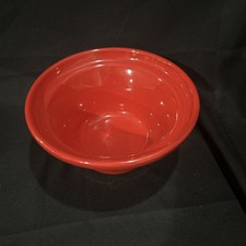 Fiesta Made In USA Homer Laughlin Fiestaware Scarlet Red Hostess Bowl 7 3/4" 