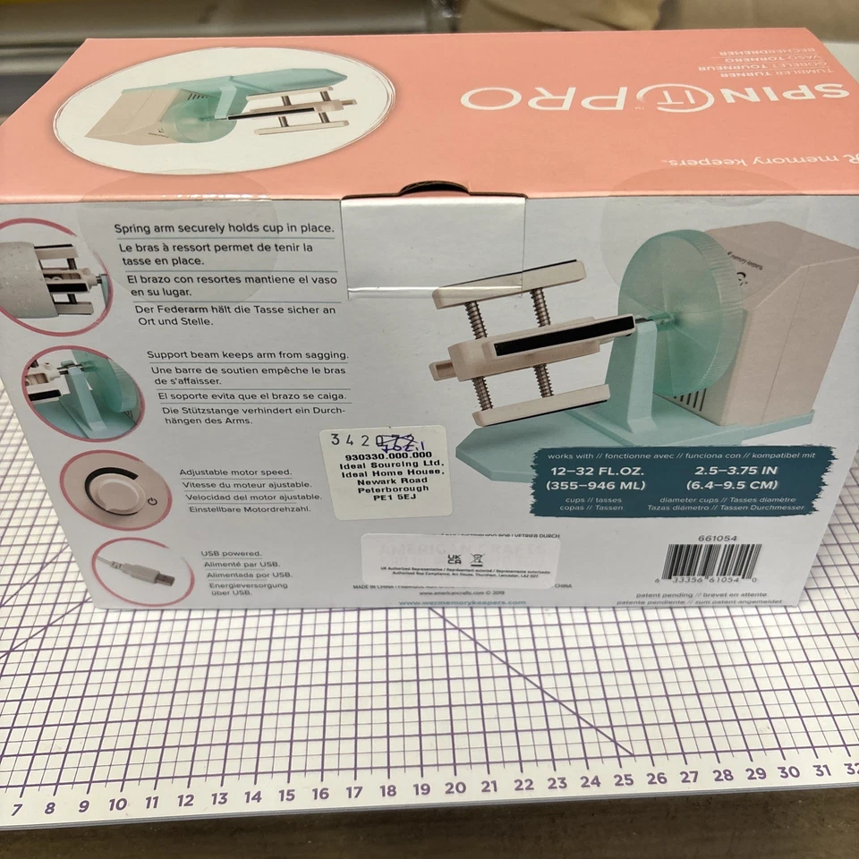 We R Memory Keepers Spin It Pro Tumbler TUMBLER ART DECORATING UK - Image 2 of 3