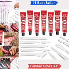Shoe Repair Adhesive Glue Clear 7 Mini Tubes Spreader Tools Waterproof Sealant