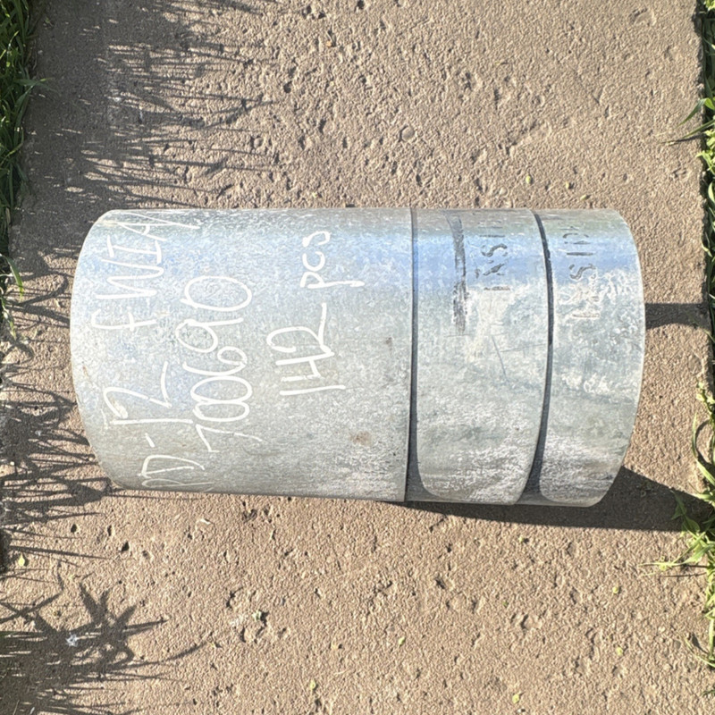 12” Galvanized Steel Pipe Expansion Joint Sleeves Couplers for grain flow