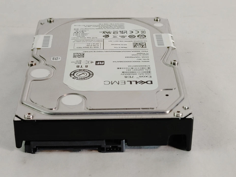 Seagate DELLEMC Exos 7E8 ST8000NM010A 8TB SAS 3 3.5 in Enterprise Drive - Image 3 of 4