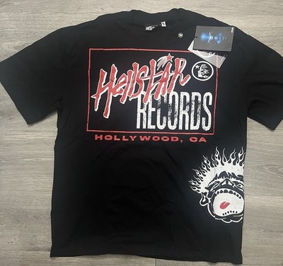 Hellstar Records Men's Black/Red T-Shirt Size Large new free