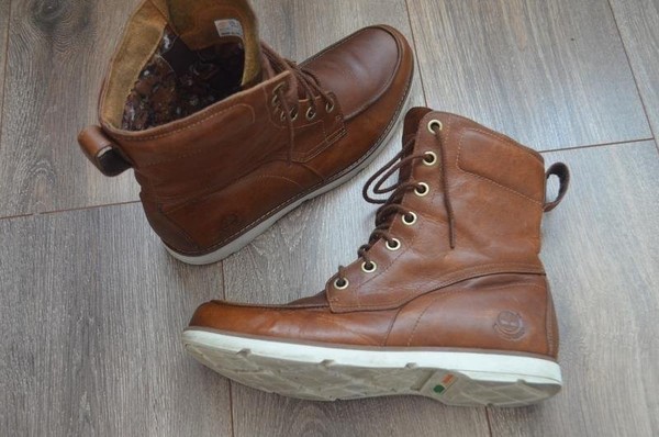 Women Timberland Boots Brown Leather 41 #NYDO